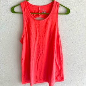 Pink/orange bright active tank